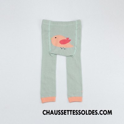 Collant Fille Guêtres Leggings Gros Dessin Animé Bébé Enfant Chaussette Bleu