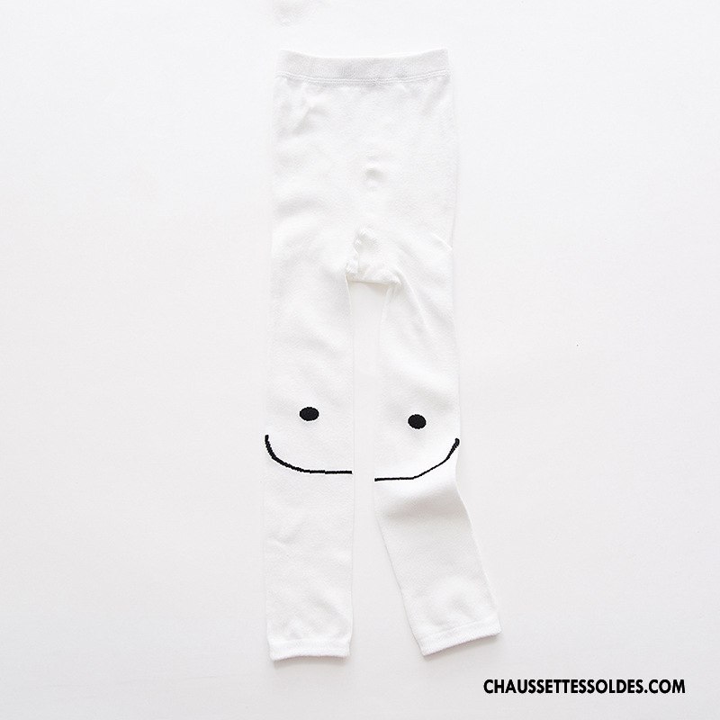 Collant Fille Guêtres Leggings L'automne Enfant Homme Collant Panty Dessin Animé Blanc