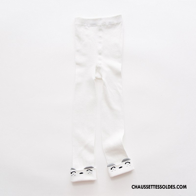 Collant Fille Guêtres Leggings L'automne Enfant Homme Collant Panty Dessin Animé Blanc