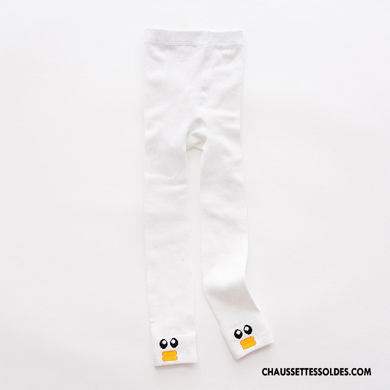Collant Fille Guêtres Leggings L'automne Enfant Homme Collant Panty Dessin Animé Blanc