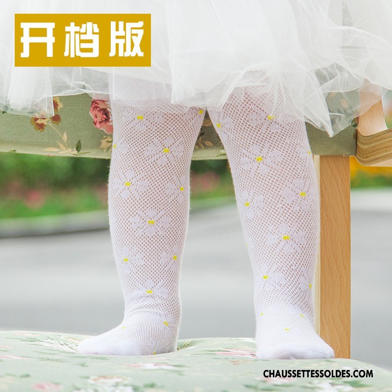 Collant Fille Guêtres Leggings Légère Chaussette Femme Engrener Bébé Blanc