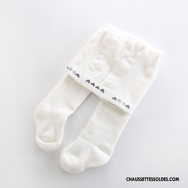 Collant Fille Guêtres Terry Enfant Bébé Amour Hiver Rose Pure