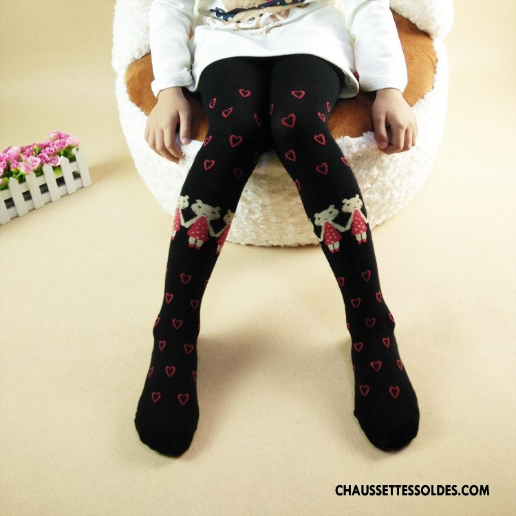Collant Fille Hiver Enfant 100% Coton Femme Leggings Coton Bio Bleu