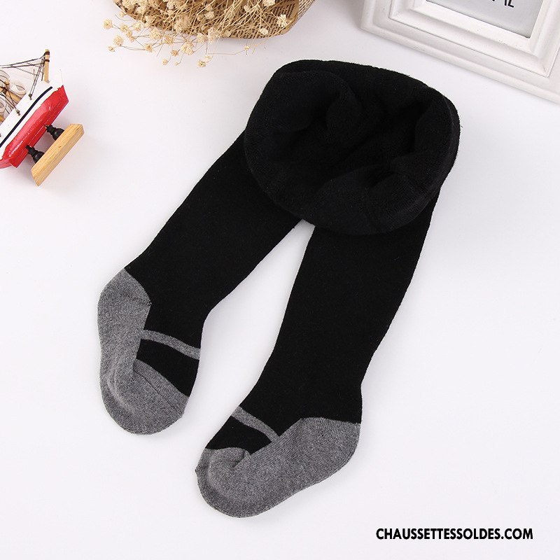 Collant Fille Hiver Femme Guêtres Leggings Bébé Enfant Thermiques Gris