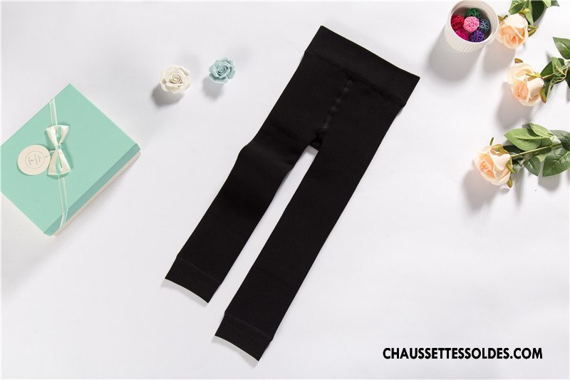 Collant Fille Hiver Guêtres Leggings Enfant Plus De Velours Femme Collants Bleu