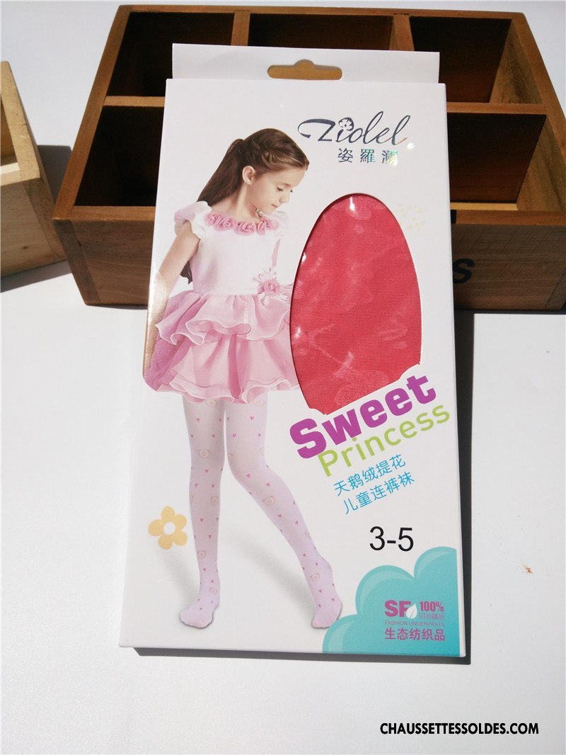 Collant Fille Invisible Été Fleurs Enfant Femme Danse Rose Noir