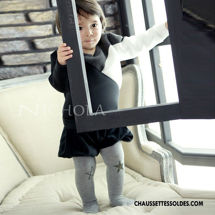 Collant Fille L'automne Chaussette Bébé Femme Enfant Printemps Rouge
