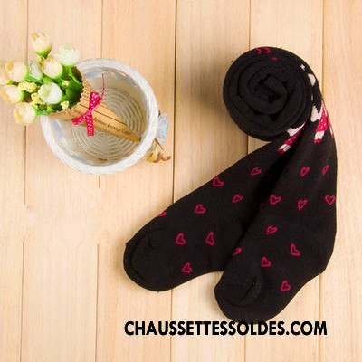 Collant Fille L'automne Coton Bio Guêtres Enfant Femme Chaussette Rose Blanc