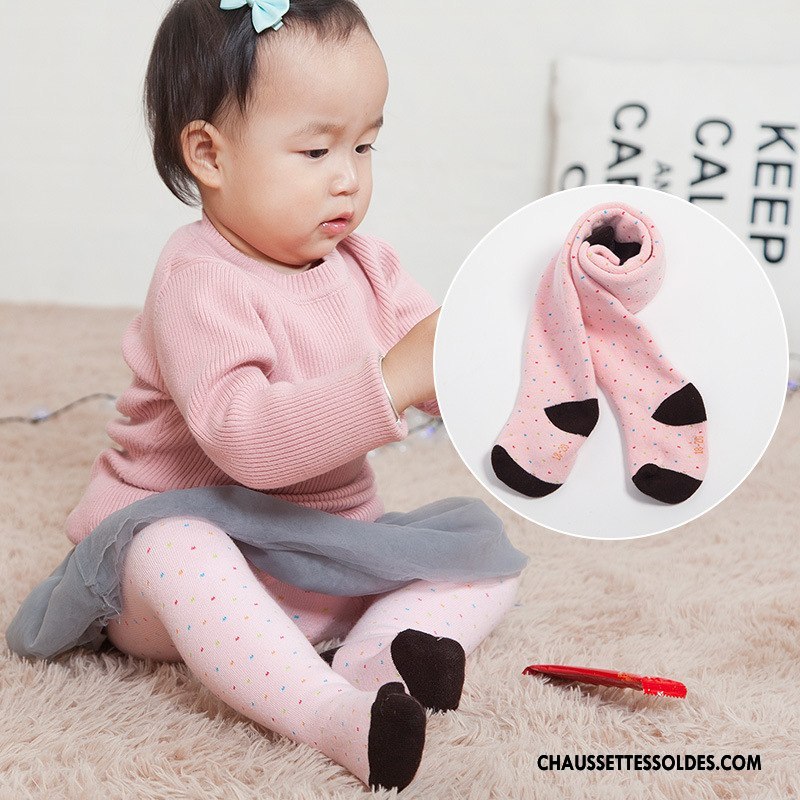 Collant Fille L'automne Renforcé Terry Chaussette Collant Panty Bébé Gris