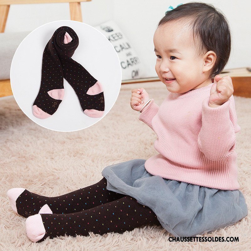 Collant Fille L'automne Renforcé Terry Chaussette Collant Panty Bébé Gris