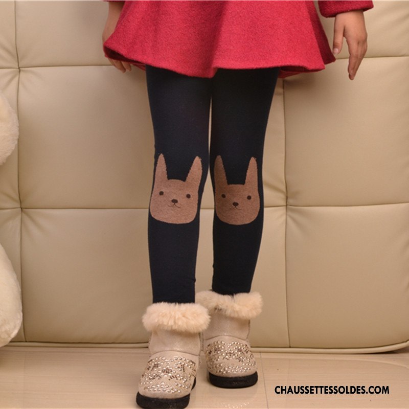 Collant Fille Lapin Femme Renforcé Hiver Ultra Plus De Velours Gris