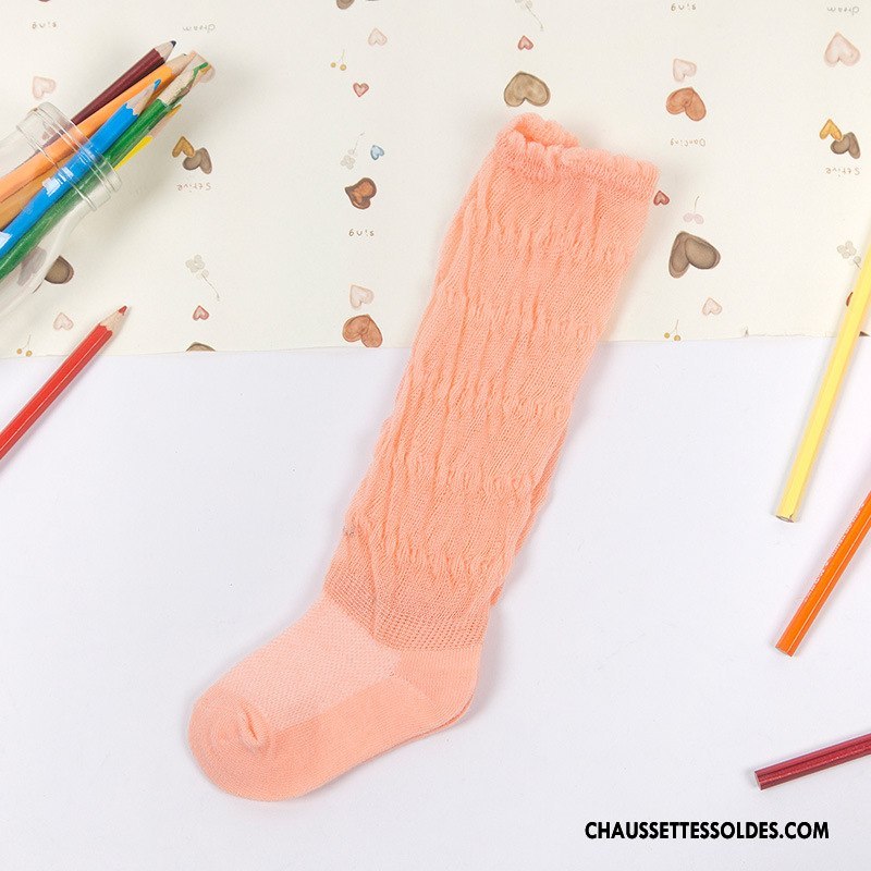 Collant Fille Le Nouveau Chaussette Engrener Légère 100% Coton Bébé Bleu