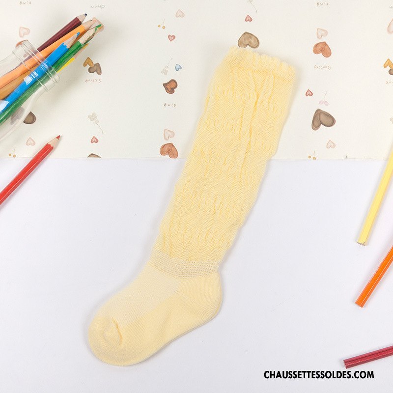 Collant Fille Le Nouveau Chaussette Engrener Légère 100% Coton Bébé Bleu