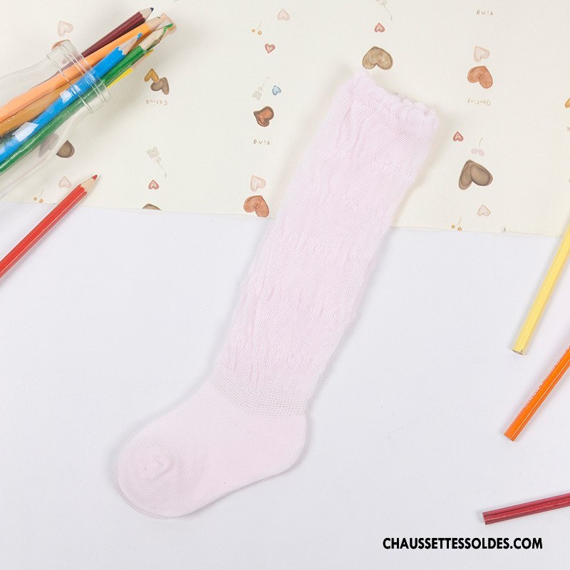 Collant Fille Le Nouveau Chaussette Engrener Légère 100% Coton Bébé Bleu