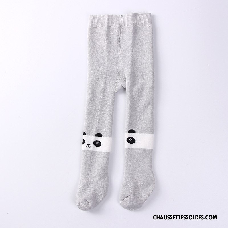 Collant Fille Le Nouveau Collant Panty Guêtres Leggings Chaussette Terry Bébé Gris