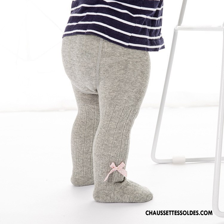 Collant Fille Manuel Matelassé Gros Enfant Leggings Chaussette Bordeaux Rouge