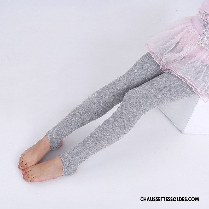 Collant Fille Matelassé Danse Gros Guêtres Leggings Enfant Printemps Blanc Rose