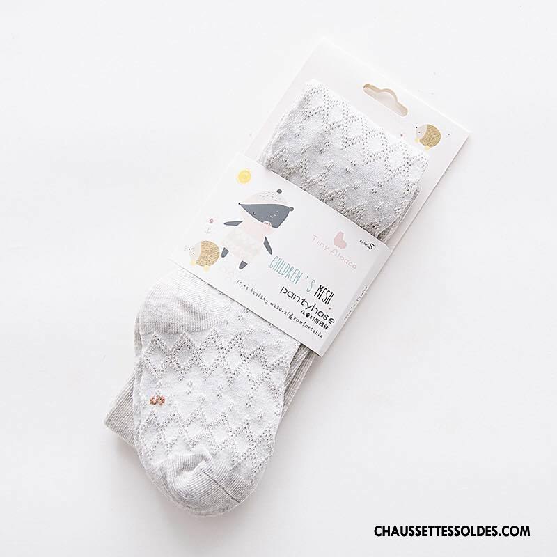 Collant Fille Matelassé Été Enfant Mince Guêtres Leggings Collant Panty Blanc