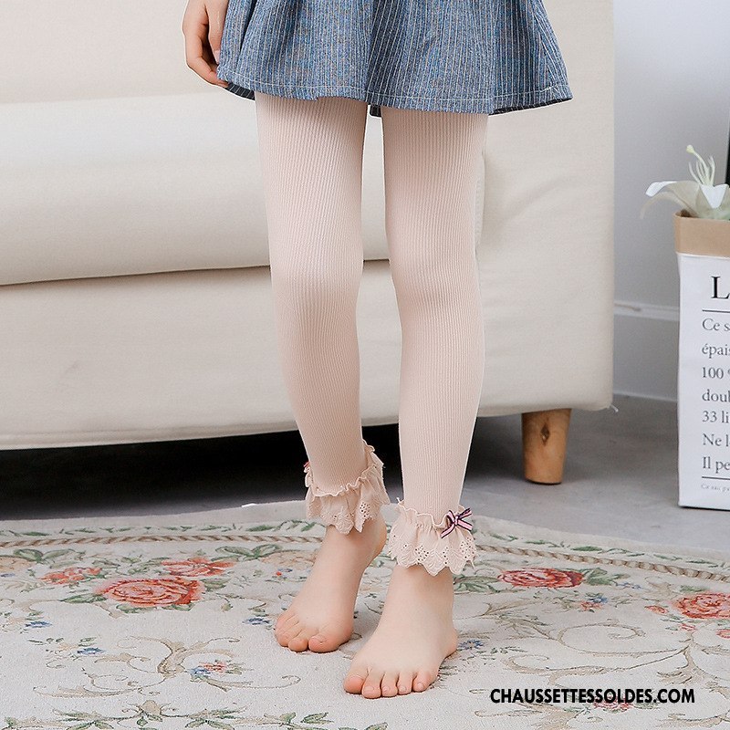Collant Fille Papillon Printemps Enfant Collants Le Nouveau Femme Rose