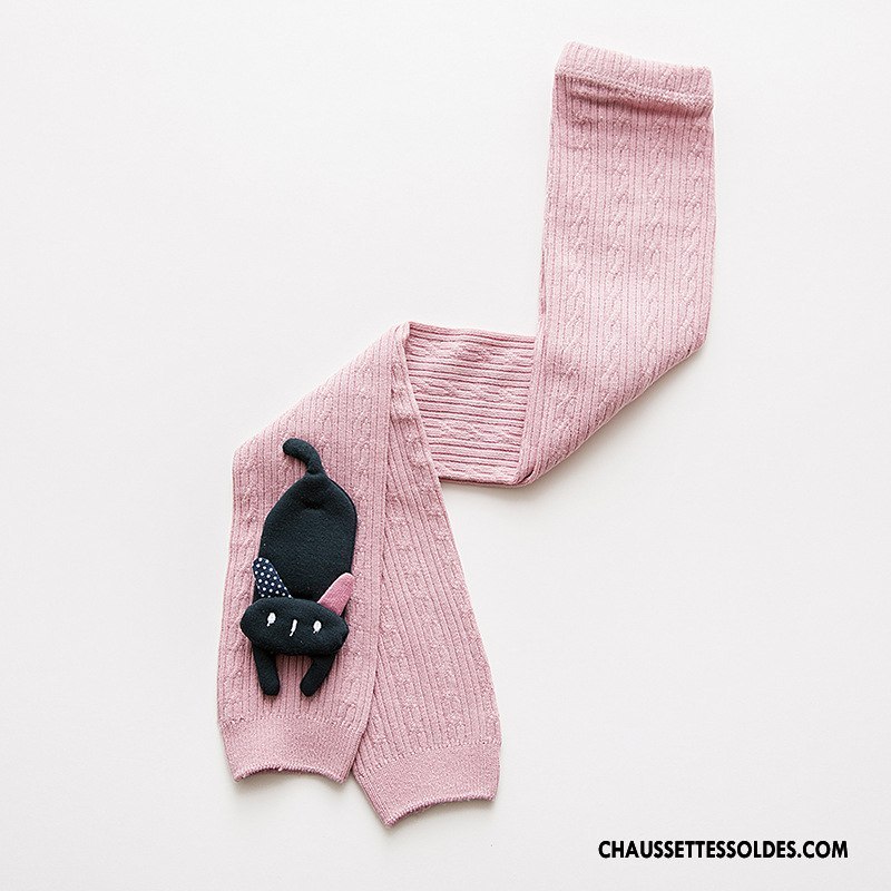 Collant Fille Petit Le Nouveau Printemps Bébé Chaussette Dessin Animé Rose