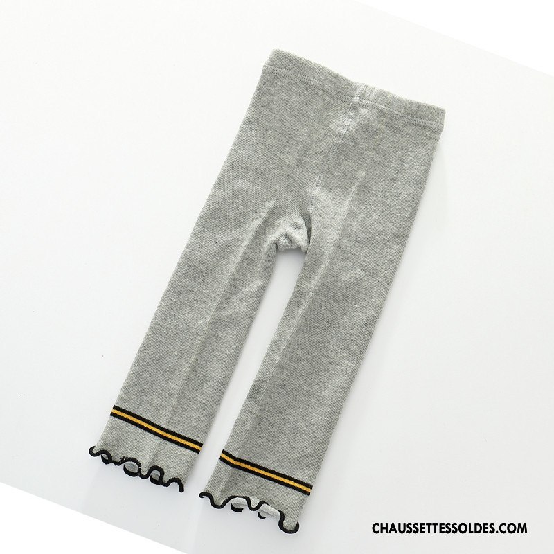 Collant Fille Printemps Outwear Dessin Animé Le Nouveau Bébé Dentelle Gris