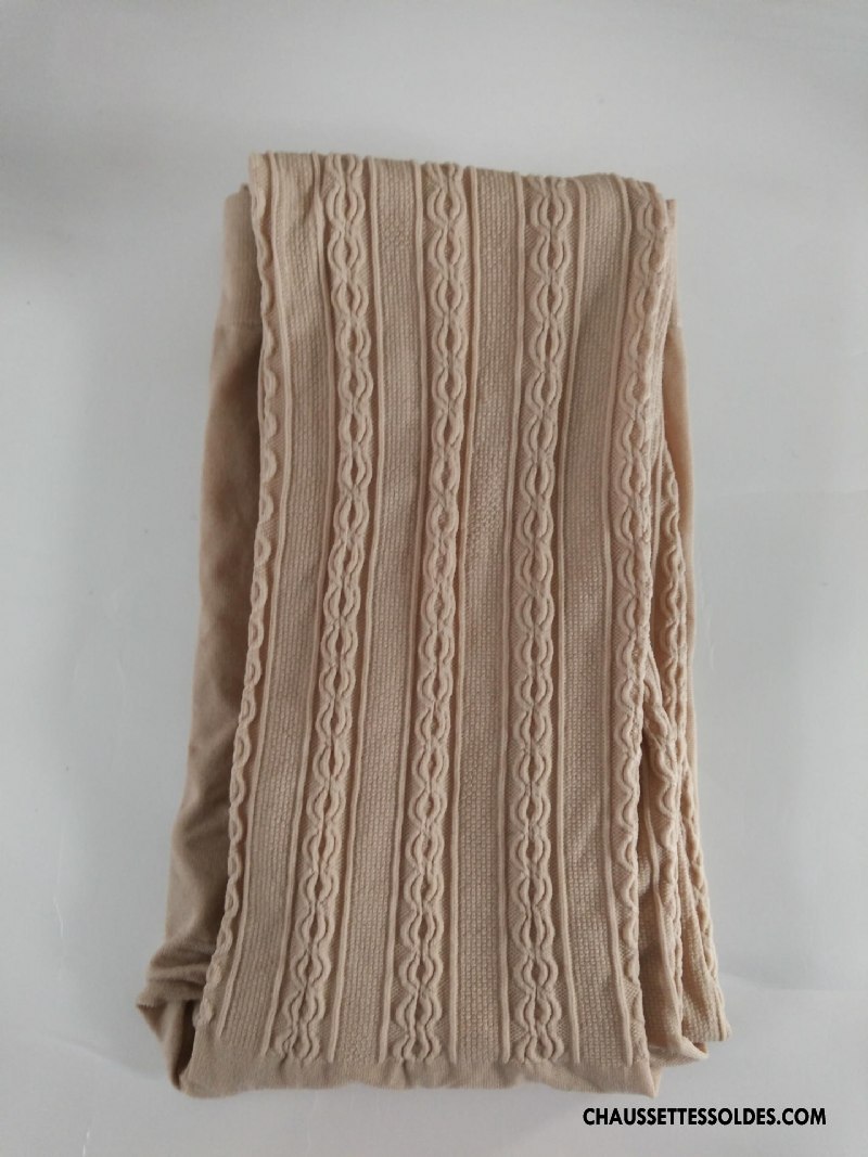 Collant Fille Rayé Guêtres Leggings Chaussette Velours Enfant Chaussette De Noël Or