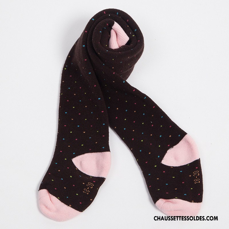 Collant Fille Renforcé Enfant Matelassé Terry Bébé Guêtres Leggings Rose