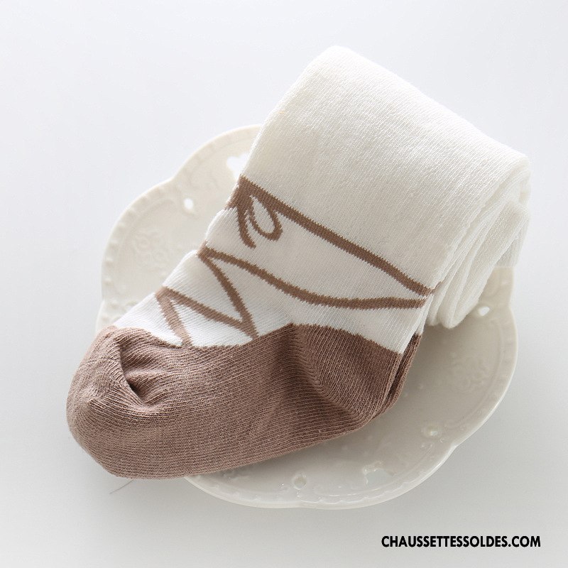 Collant Fille Respirant Enfant Le Nouveau Engrener Légère Guêtres Leggings Blanc