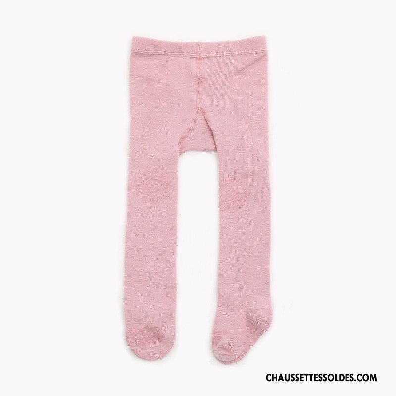Collant Fille Style Chaud Bébé 100% Coton Enfant Chaussette Guêtres Leggings Rose