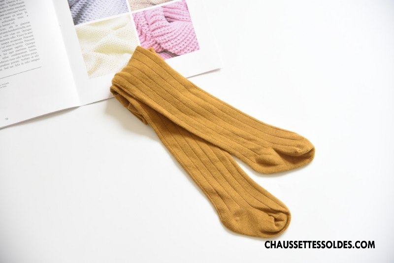 Collant Fille Tous Les Assortis Matelassé Printemps Bébé Guêtres Leggings Le Nouveau Marron / Brun
