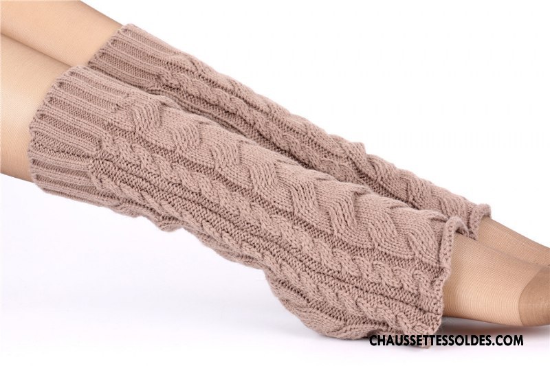 Guêtres Femme Chaussette Le Nouveau Gros Thermiques L'automne En Maille