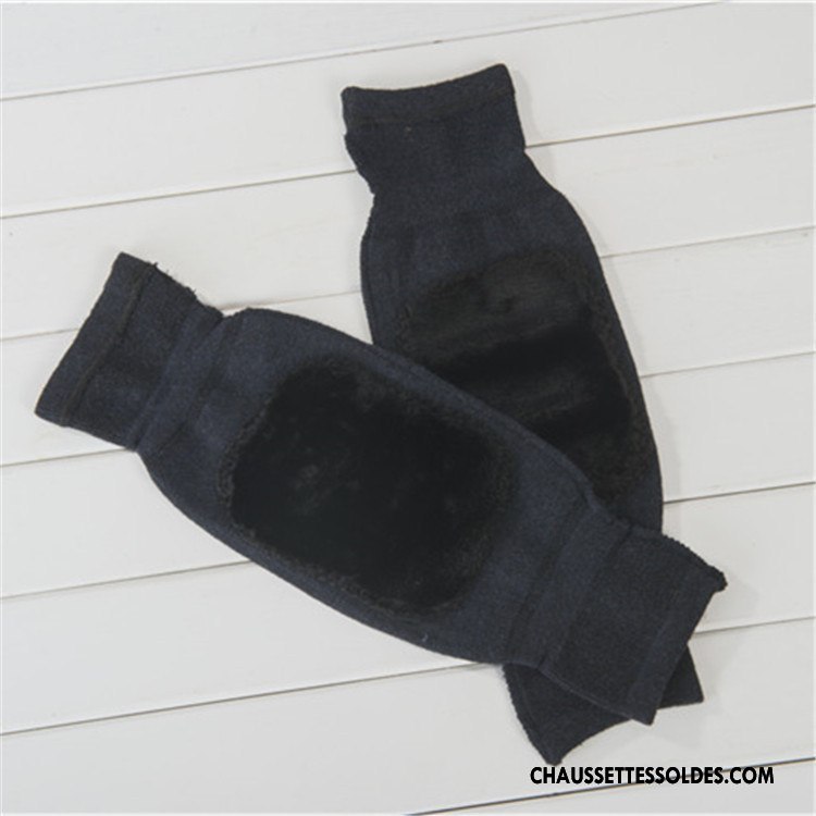 Guêtres Femme Hiver Renforcé Plus De Velours Dame Genouillère Chaussette Gris