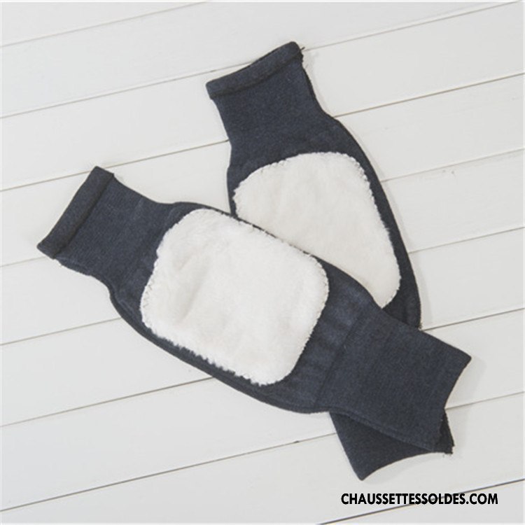 Guêtres Femme Hiver Renforcé Plus De Velours Dame Genouillère Chaussette Gris