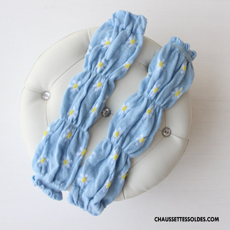Guêtres Fille Coton Chaussette Crème Solaire Bébé Respirant Le Nouveau Violet