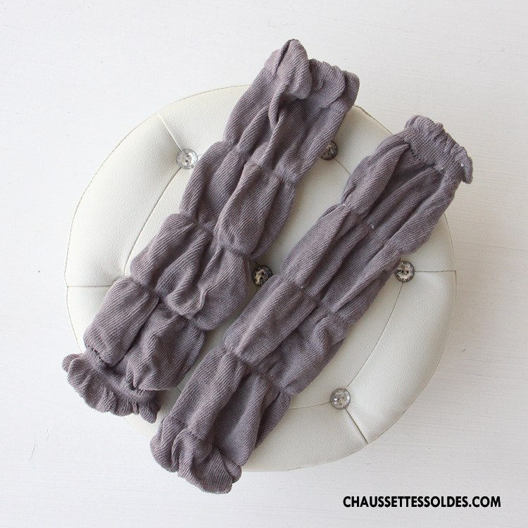 Guêtres Fille Coton Chaussette Crème Solaire Bébé Respirant Le Nouveau Violet