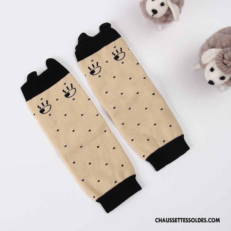 Guêtres Fille Genouillère Bébé Manchette Enfant Hiver Antidérapant Marron / Brun