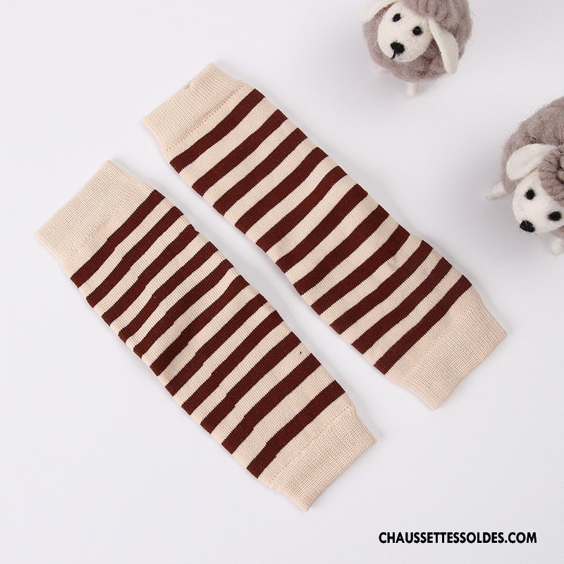 Guêtres Fille Genouillère Bébé Manchette Enfant Hiver Antidérapant Marron / Brun