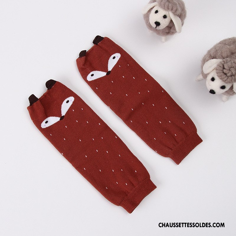 Guêtres Fille Genouillère Bébé Manchette Enfant Hiver Antidérapant Marron / Brun