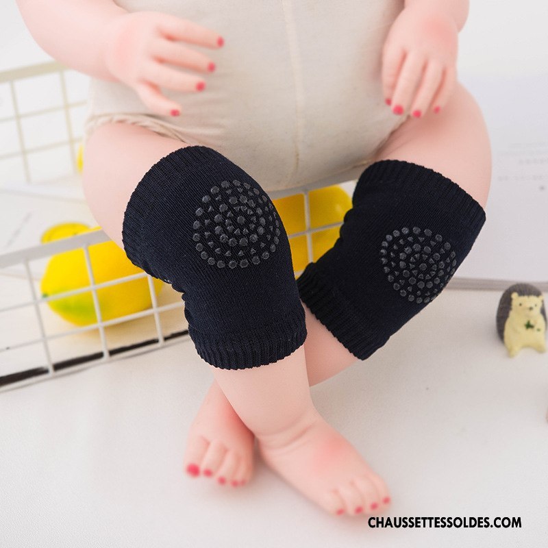 Guêtres Fille Genouillère Été Bébé Matelassé Terry Protection Environnementale Bleu
