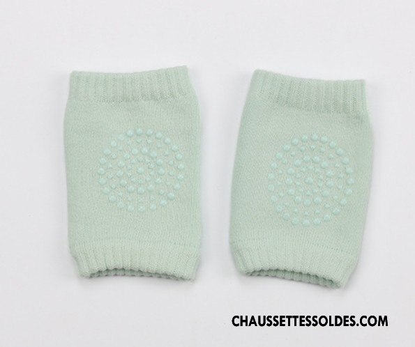 Guêtres Garçon Coton Bio Genouillère Engrener Enfant Chaussette Antidérapant Gris