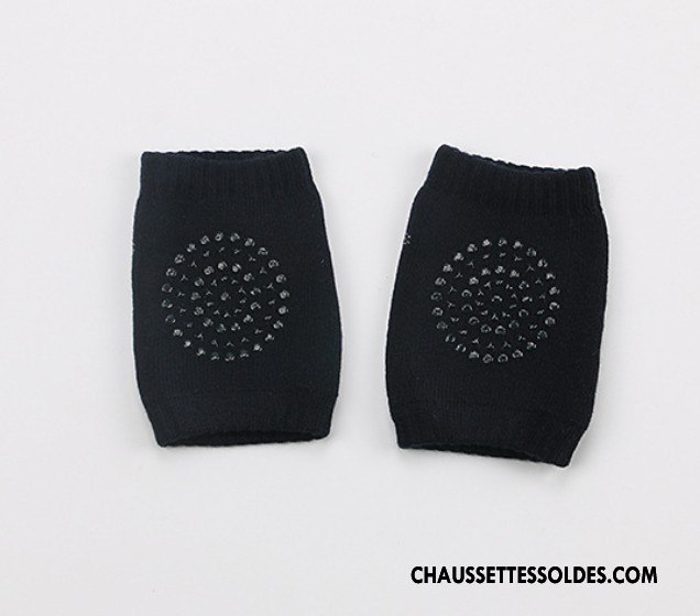 Guêtres Garçon Coton Bio Genouillère Engrener Enfant Chaussette Antidérapant Gris