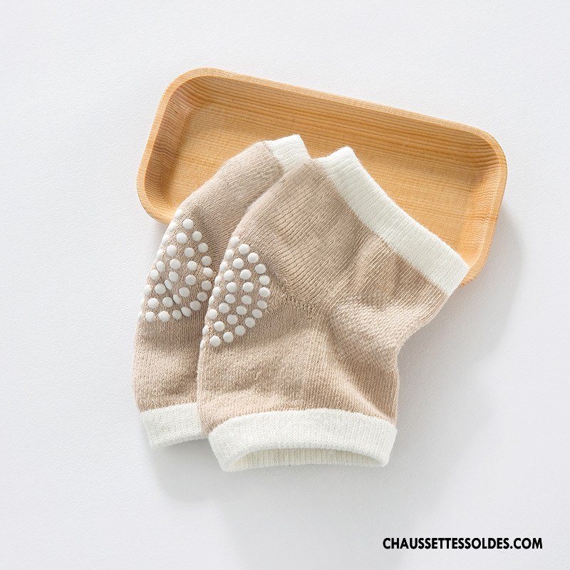 Guêtres Garçon Genouillère Enfant Antidérapant Chaussette Terry Bébé Vert