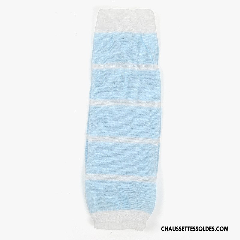 Guêtres Garçon Genouillère Été Bonbons Chaussette Coton Bio Femme Bleu