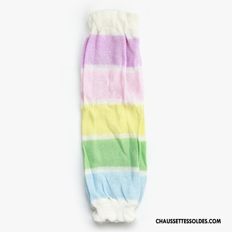 Guêtres Garçon Genouillère Été Bonbons Chaussette Coton Bio Femme Bleu