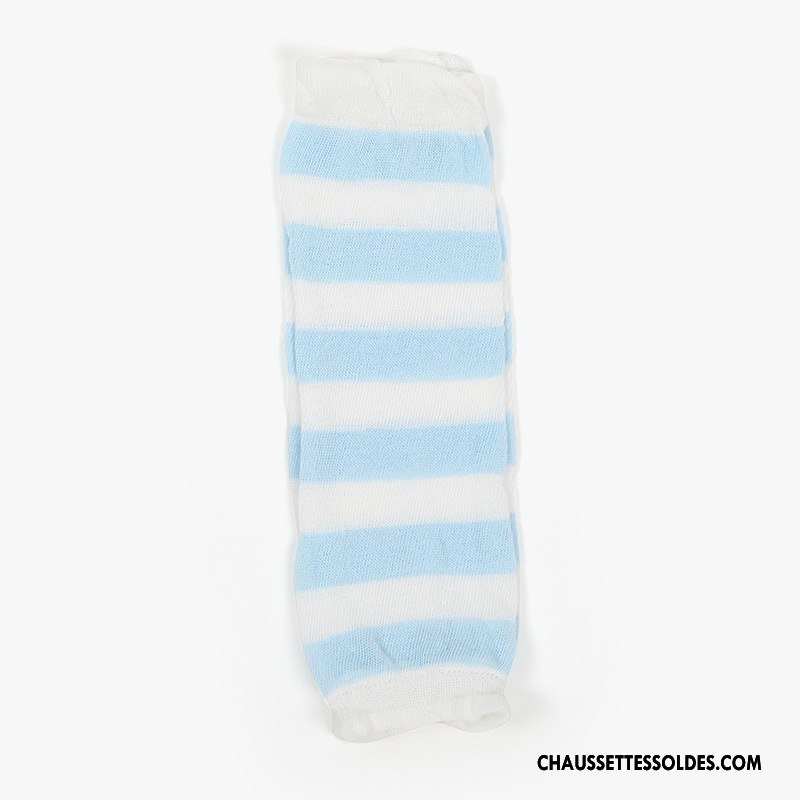Guêtres Garçon Genouillère Été Bonbons Chaussette Coton Bio Femme Bleu