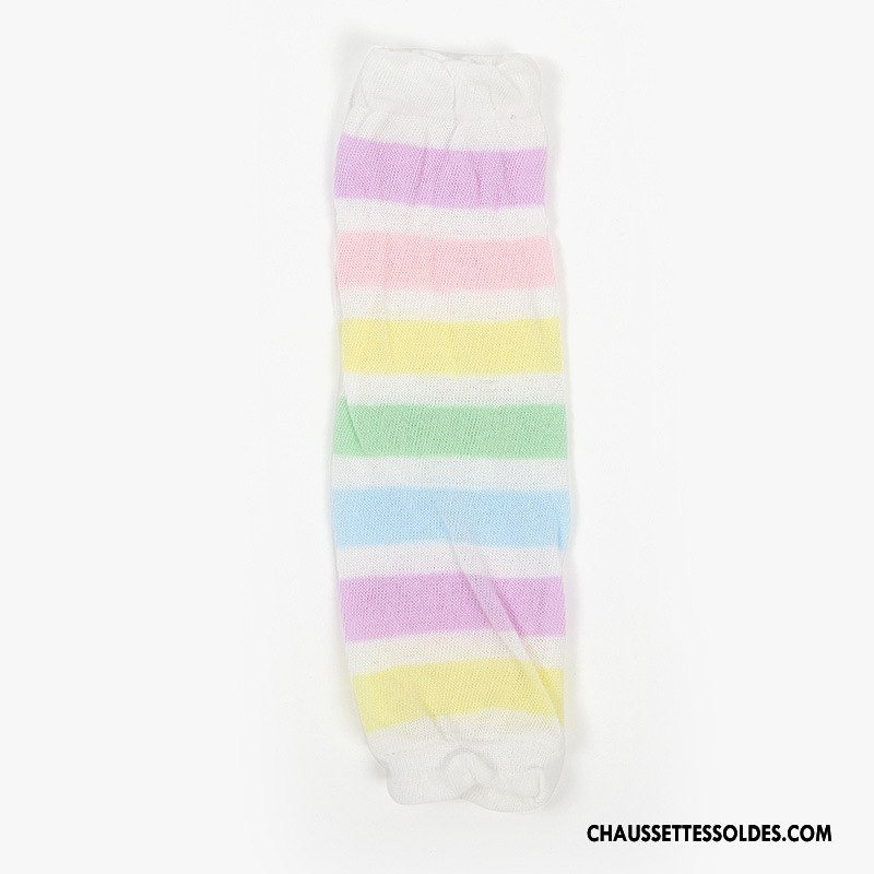 Guêtres Garçon Genouillère Été Bonbons Chaussette Coton Bio Femme Bleu