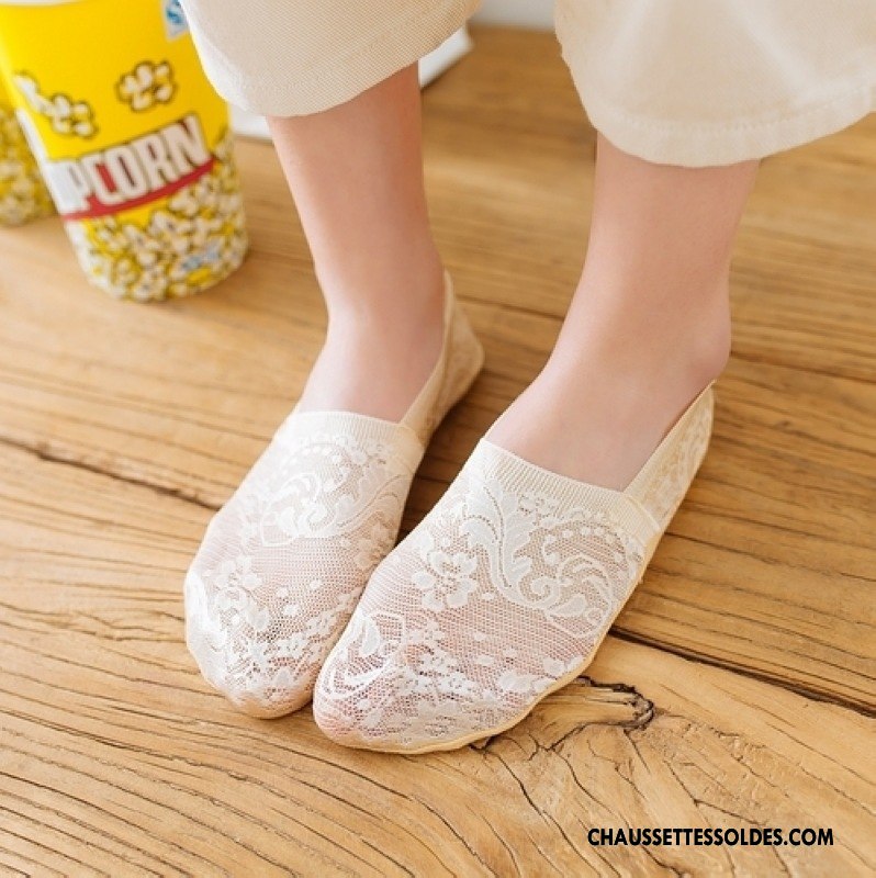 Bas Bas De Soie Femme Chaussette Basse Coupée Légère Été Printemps Bambou Fibre Foncé