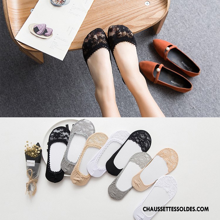 Bas Bas De Soie Femme Simple Chaussette Nouvelles Arrivées Dentelle Printemps Style Chaud Noir