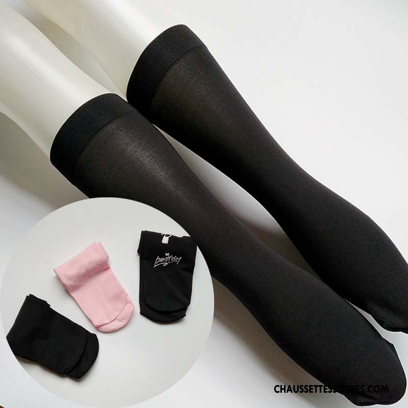 Bas Bas De Soie Fille Guêtres Bébé Été Enfant Chaussette Velours Noir