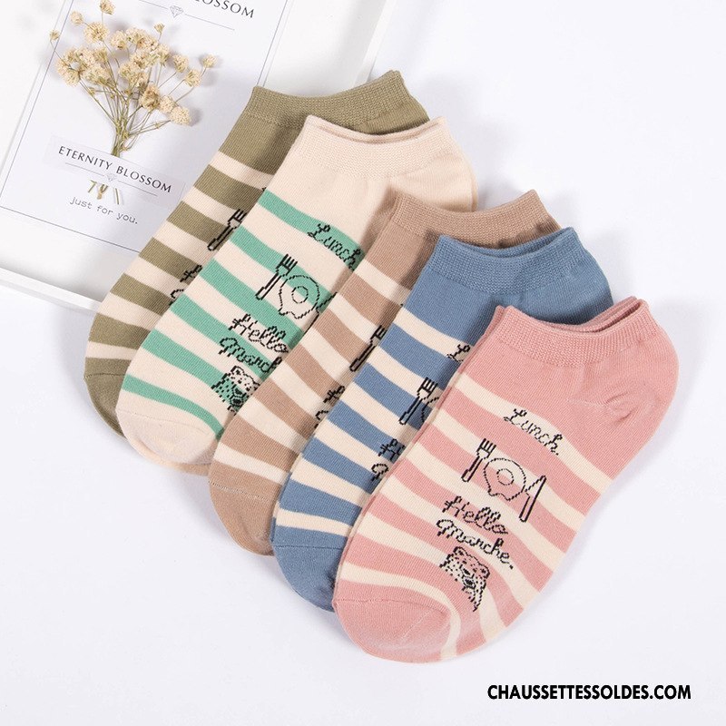 Chaussette Basse Femme Chaussette Basse Coupée Le Nouveau Rouge